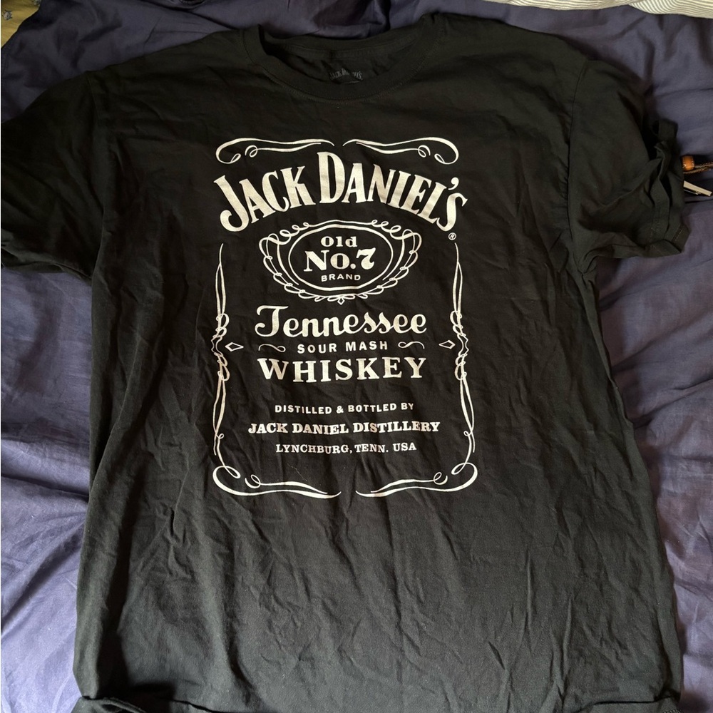 Jack Daniels Black Large T-Shirt New